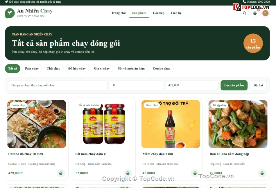 bán,đồ ăn chay,bán đồ ăn chay